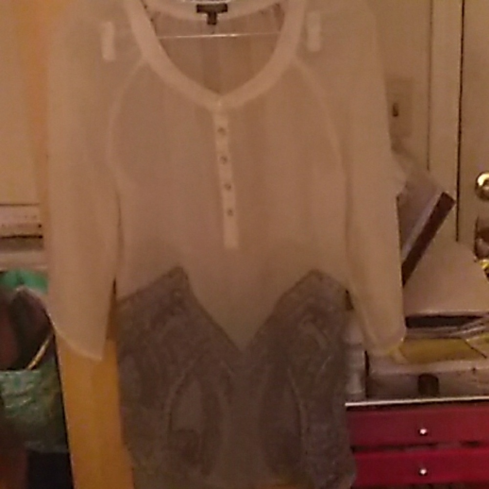 Apt. 9 sheer blouse